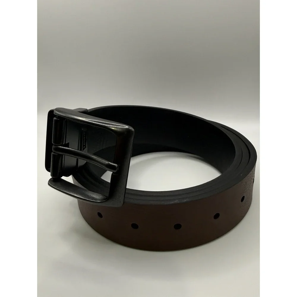 Mens Levis 42-44 Black Brown Leather Belt 11LV120002 Reversible Men's Levi's